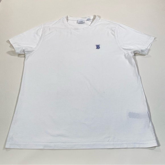 Burberry TB Monogram Embroidered Tshirt Size L - Picture 4 of 12